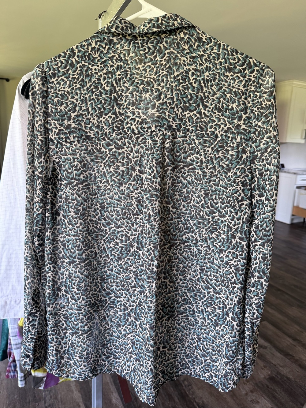 Liverpool leopard button blouse-size small-GUC - Picture 2 of 4